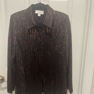 St Johns brown sequin jacket